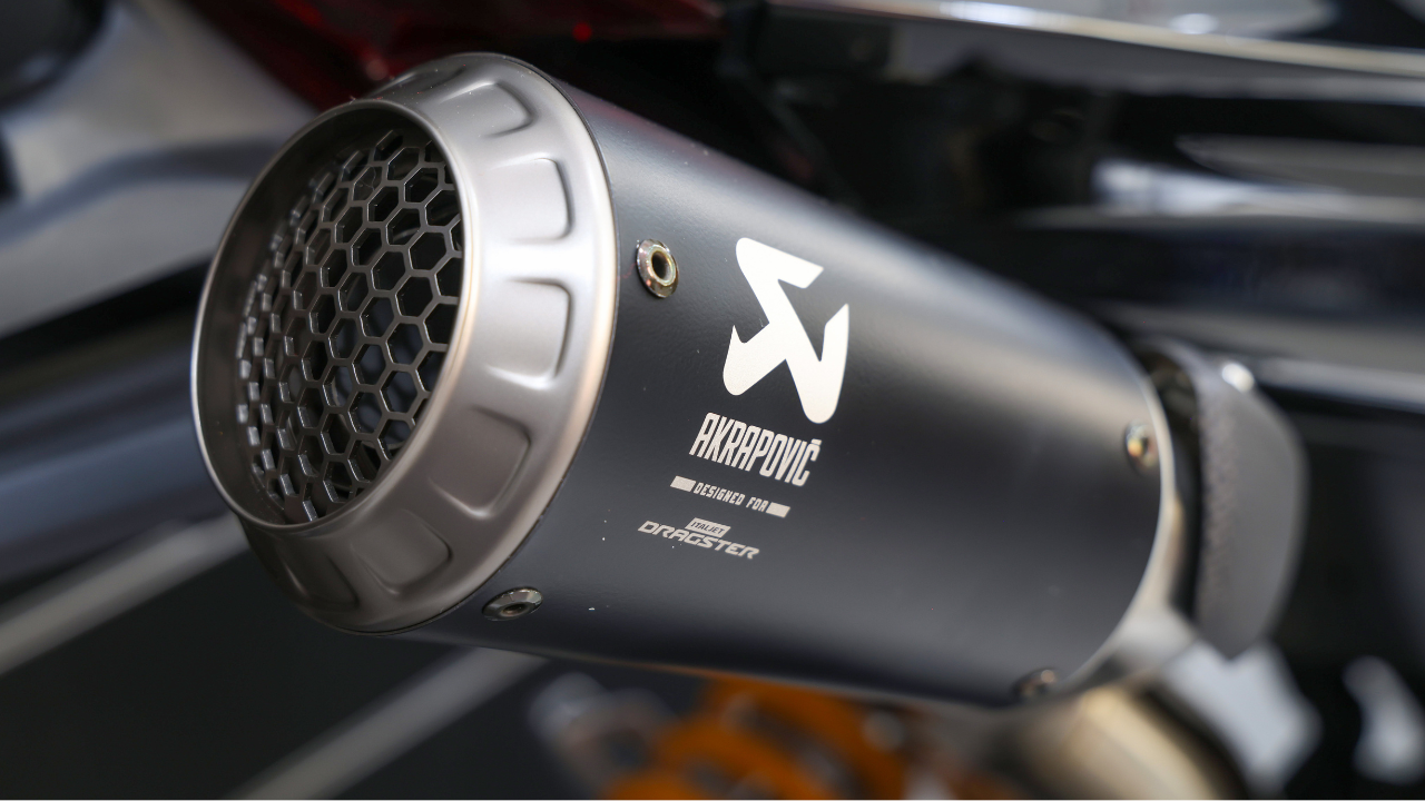 Akrapovič Homologated Muffler for Italjet Dragster 459