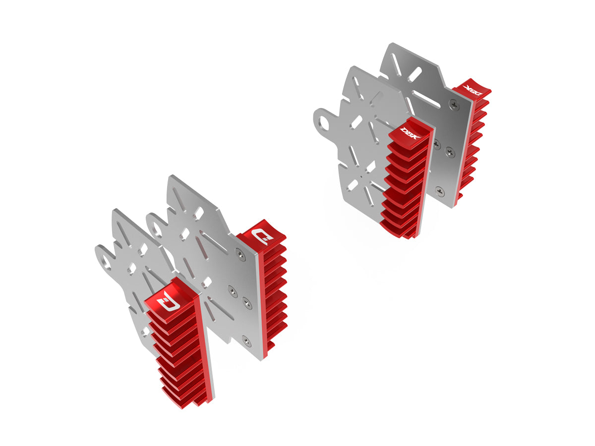 DBK CNC Front Brake Caliper Cooling Duct Kit for Italjet Dragster 459/700