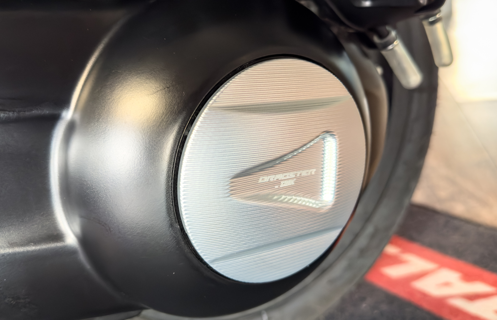 Italjet Dragster 300 DBK CNC Rear Transmission Cover - product image 2